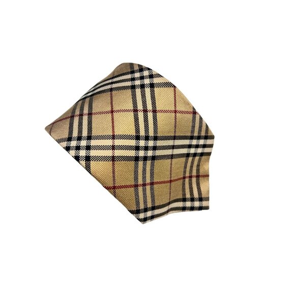 Vintage Burberry Nova Check Silk Tie Made in Italy - Picture 1 of 4